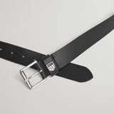 GANT Retro Shield Leather Belt Black