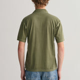 GANT Sunfaded Jersey Polo Shirt in Kalamata Green