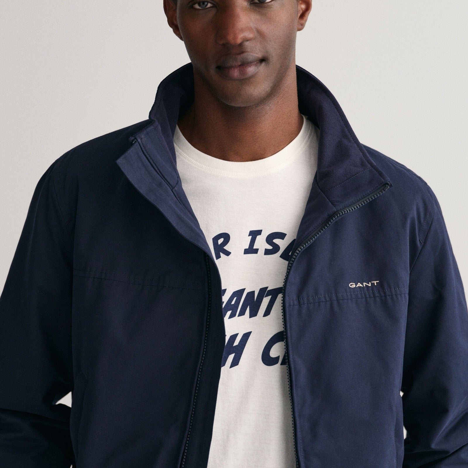 Gant Light Hampshire Jacket in Evening Blue