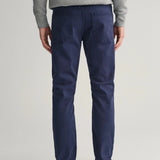 GANT Regular Fit Desert Jeans in Marine Blue