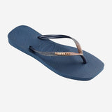 Havaianas Slim Square Glitter in Indigo Blue