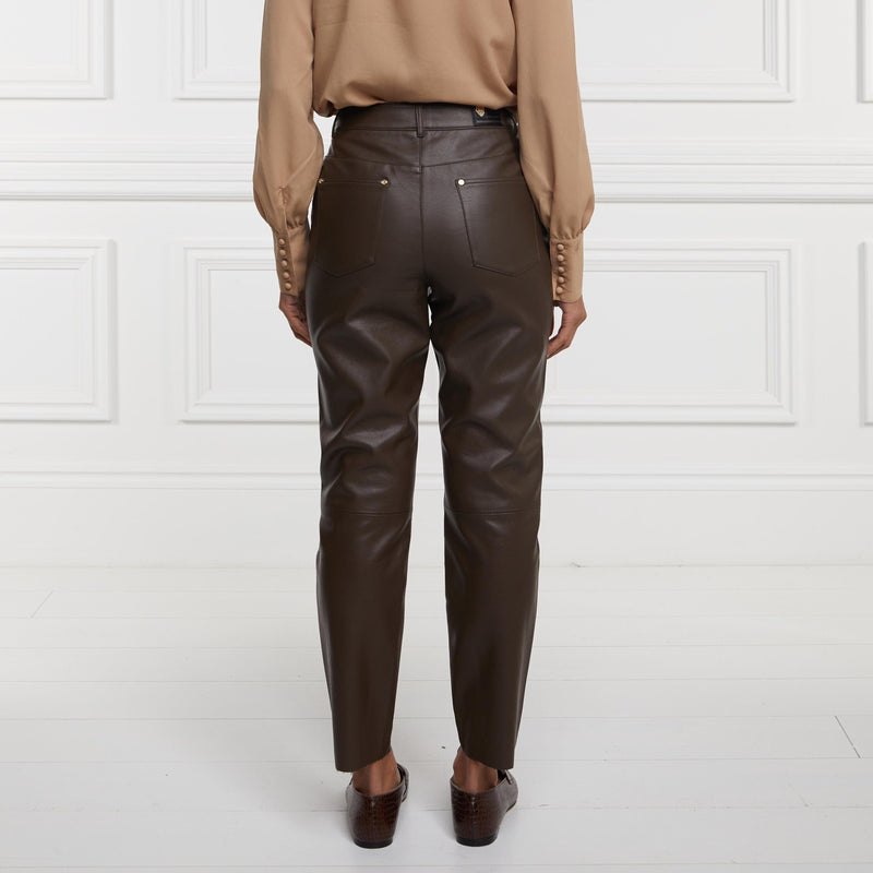 Holland cooper deals leather trousers