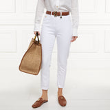 Holland Cooper High Rise Slim Jean White