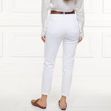 Holland Cooper High Rise Slim Jean White