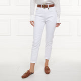 Holland Cooper High Rise Slim Jean White