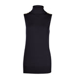 Holland Cooper Luxury Sleeveless Roll Neck Black