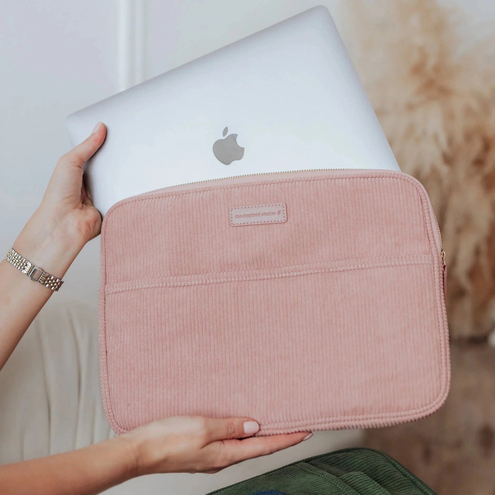 Pink laptop cover best sale