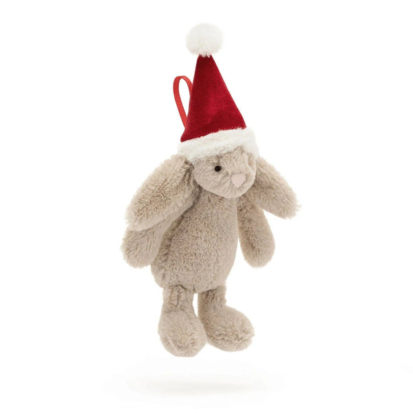 Jellycat Bashful Christmas Bunny Decoration