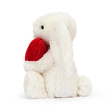 Jellycat Bashful Red Love Heart Bunny Small