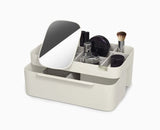 Joseph Joseph Viva Large Cosmetic Organiser With Removable Mirror - Shell