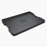 Joseph Joseph Cut And Carve Chopping Board In Black