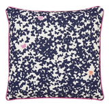 Joules Painted Poppy Cushion Navy