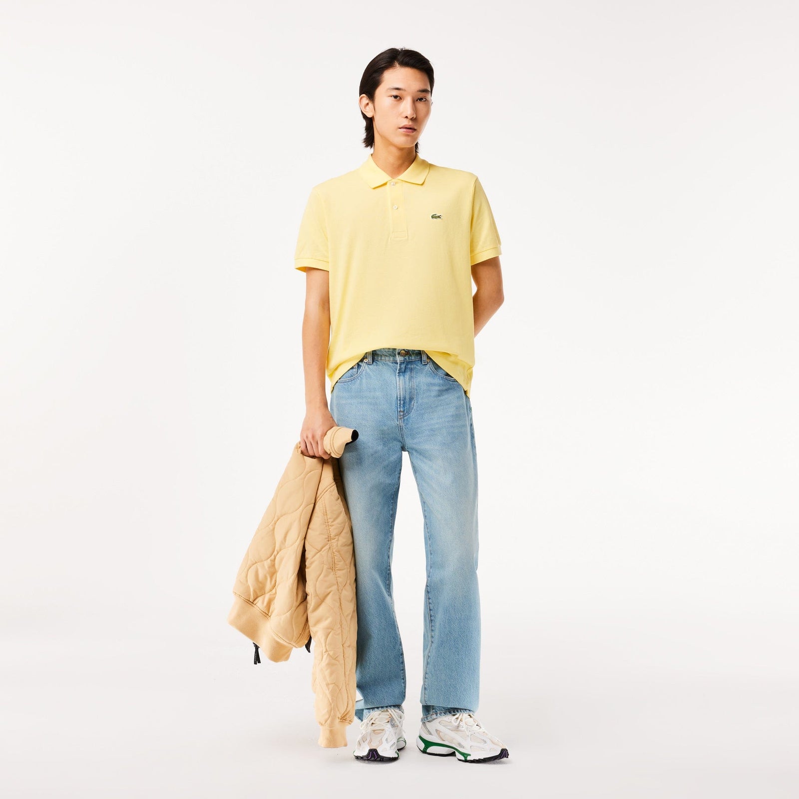 Lemon lacoste polo best sale