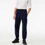 Lacoste Cotton Fleece Joggers Navy