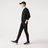 Lacoste Organic Cotton Fleece Trackpants Black