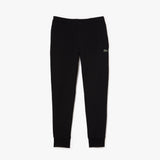 Lacoste Organic Cotton Fleece Trackpants Black