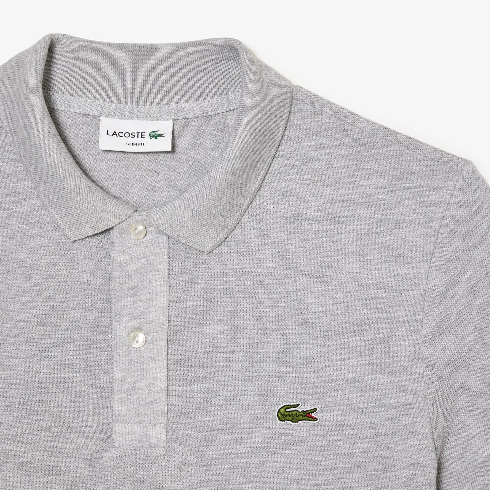 Polo lacoste gris best sale