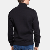 Lacoste Sport Black Full Zip Cotton Blend Fleece Sweatshirt Black