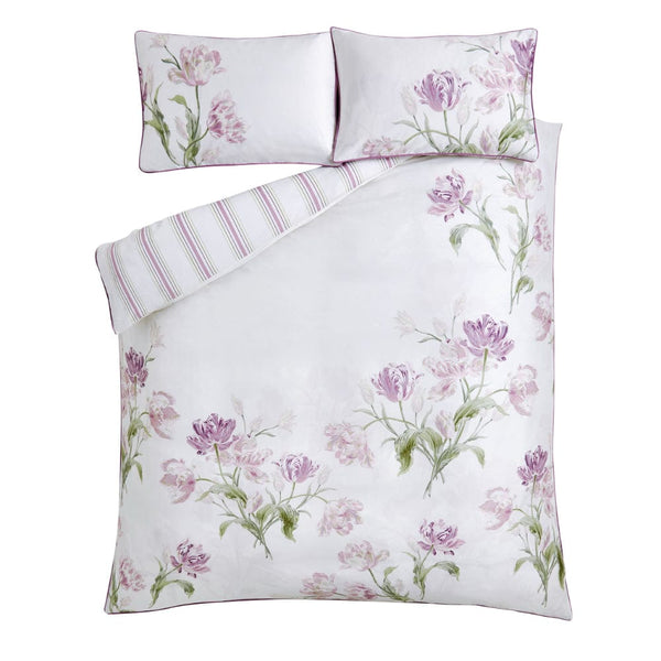 Laura Ashley Gosford Grape Duvet Cover Set