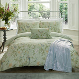 Laura Ashley Summer Palace Eau De Nil Duvet Cover Set