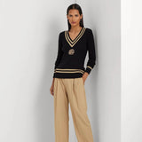 Lauren Ralph Lauren Cable-Knit Cotton Cricket Jumper