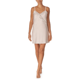 Lauren Ralph Lauren Lace Trim Signature Satin Chemise, Pink