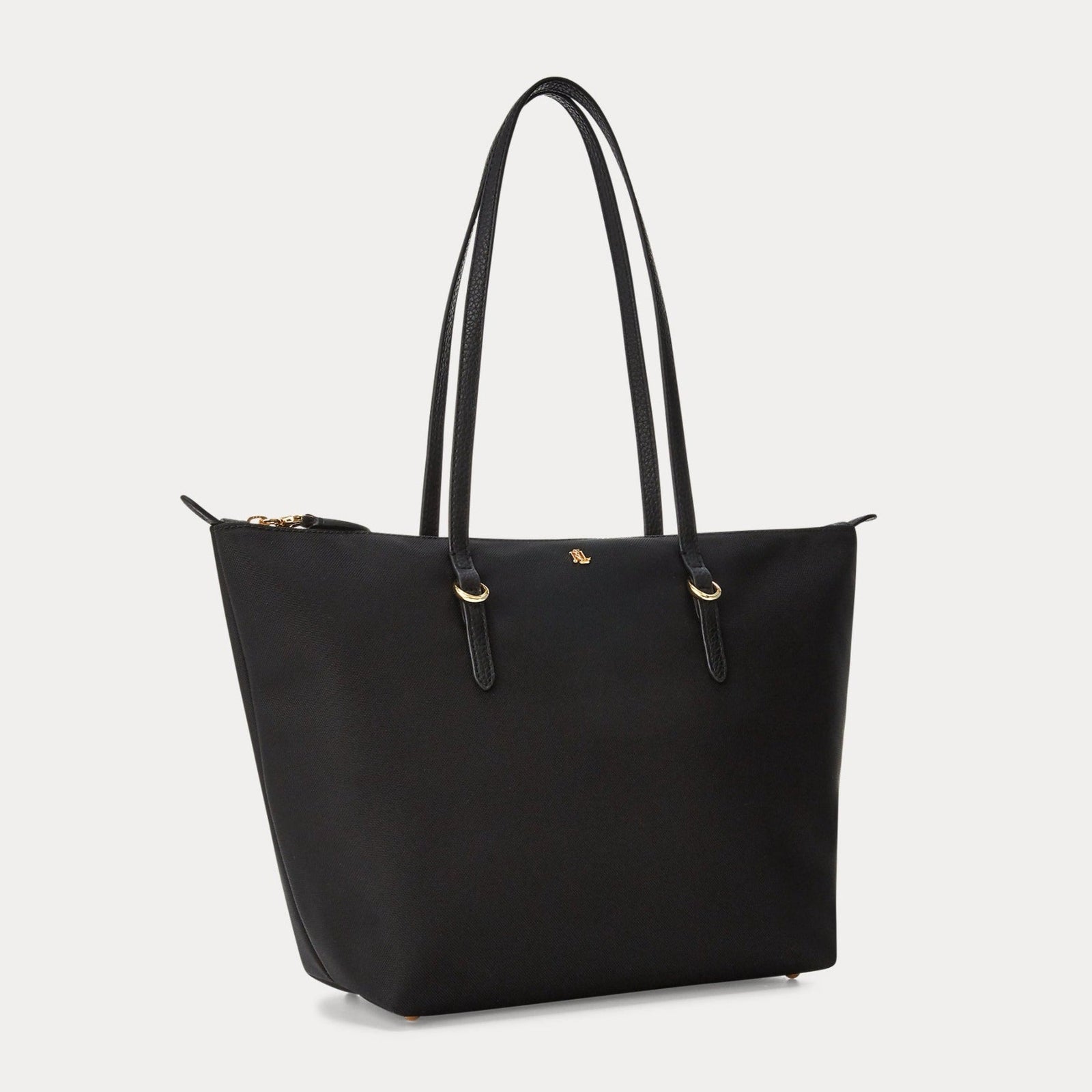 Lauren Ralph Lauren Nylon Small Tote Black