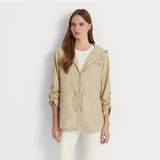 Lauren Ralph Lauren Packable Hooded Jacket Tan