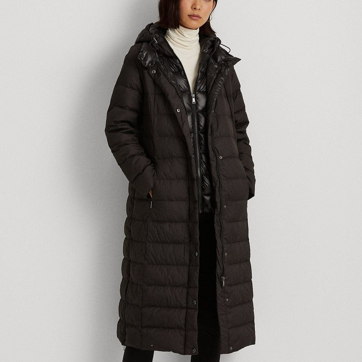 Lauren ralph lauren maxi packable quilted down jacket online