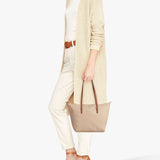 Lauren Ralph Lauren Small Chadwick Nylon Tote Bag In Clay