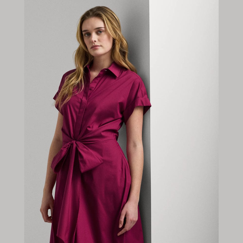 Lauren ralph lauren silk stretch cotton dress online