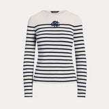 Lauren Ralph Lauren Striped Stretch Cotton Long-Sleeve Tee