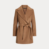 Lauren Ralph Lauren Wool-Blend Wrap Coat in New Vicuna