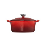 Le Creuset Cast Iron Heart Casserole with Stainless Steel Heart Knob 20cm Cerise