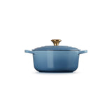 Le Creuset Cast Iron Round Casserole 20cm in Chambray