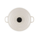 Le Creuset Classic Cast Iron Round Casserole 24cm Crème