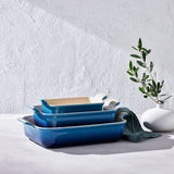 Le Creuset Deep Rect. Dish 32Cm Azure