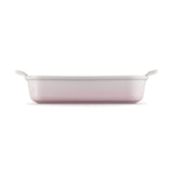 Le Creuset Deep Rect. Dish 32Cm Shell Pink