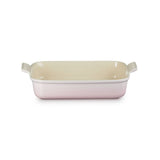 Le Creuset Deep Rect. Dish 32Cm Shell Pink