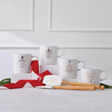 Le Creuset Noel Snowman Stoneware Mug, 350ml, White