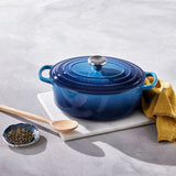 Le Creuset Oval Casserole 27Cm Azzure