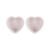 Le Creuset Set Of 2 Heart Ramekins Shell Pink