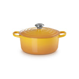 Le Creuset Signature Cast Iron Round Casserole 20cm in Nectar