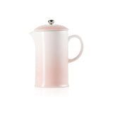 Le Creuset Stoneware Cafetiere with Metal Press 1L Shell Pink