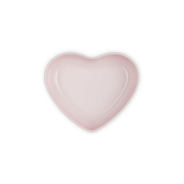 Le Creuset Stoneware Heart Bowl 20cm Shell Pink