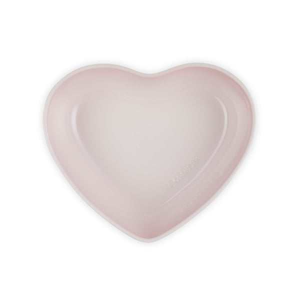 Le Creuset Stoneware Heart Serving Bowl 2.9L Shell Pink