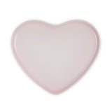 Le Creuset Stoneware Heart Serving Platter 32cm Shell Pink