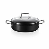 Le Creuset Toughened Non-Stick 28cm Sauteuse With Glass Lid