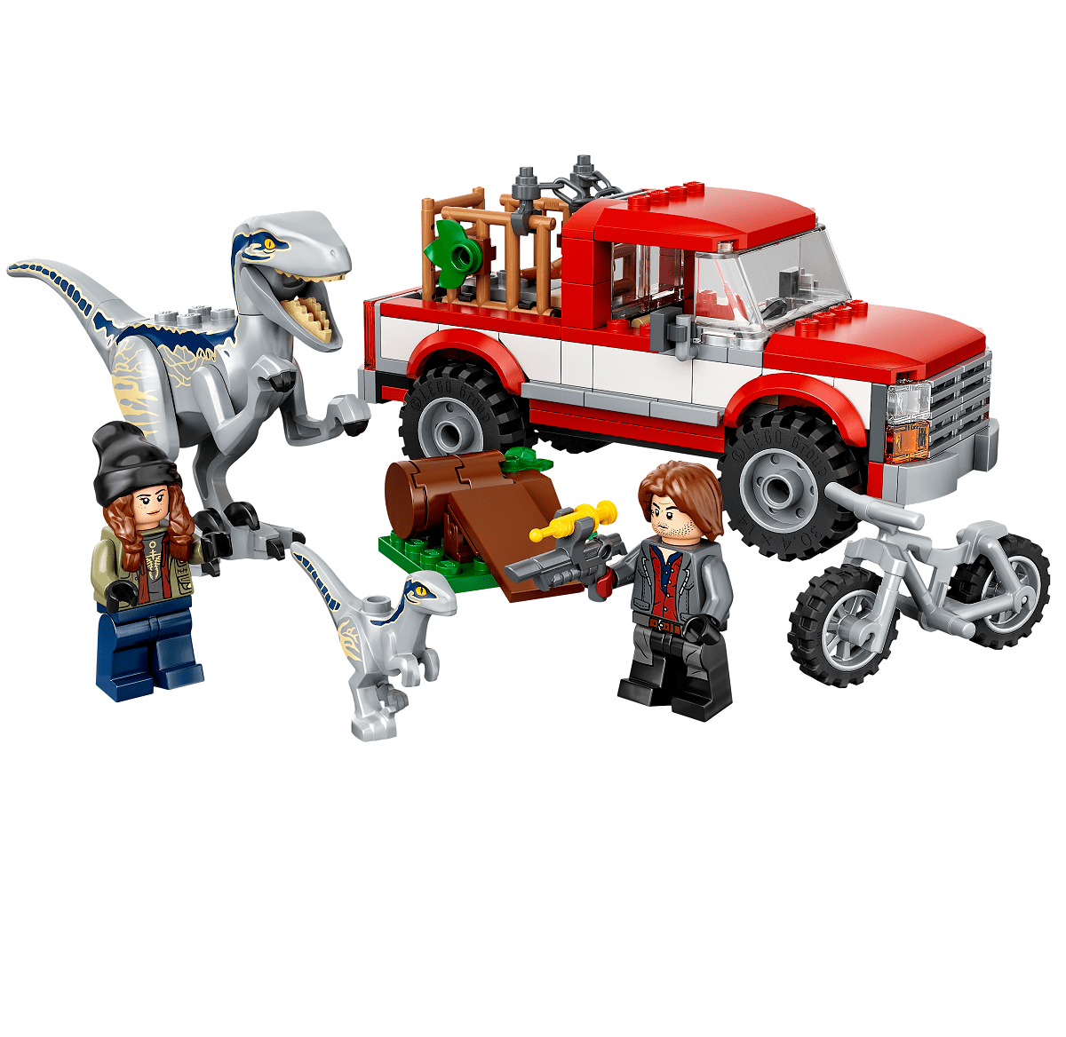 Blue jurassic world lego sale