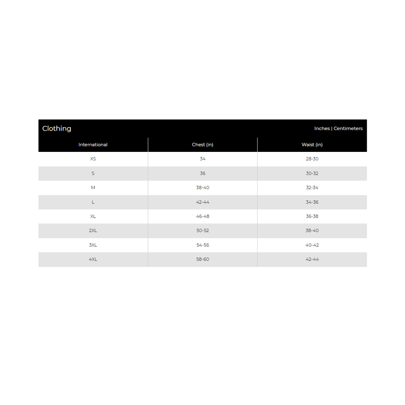 Levi's tee shop size chart